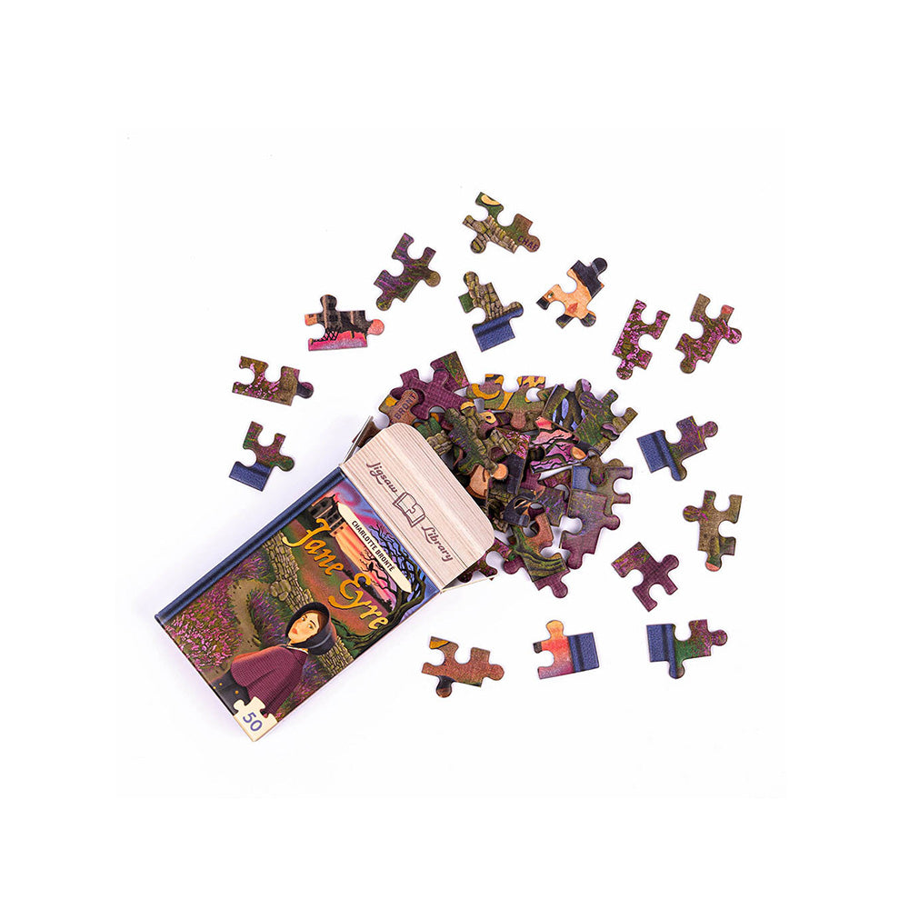 Jigsaw Library Mini Puzzle 50pcs 6 Σχέδια - 1τμχ
